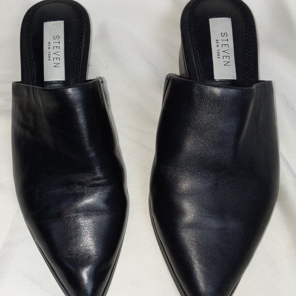 Steven by Steve Madden Raelyn Leather Mules/Slides